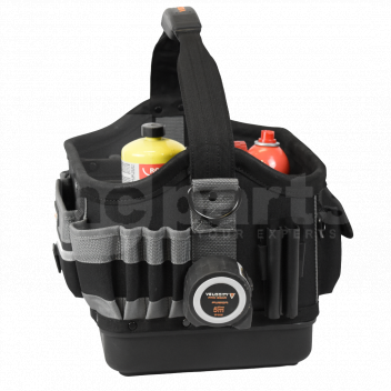 TJ6120 Rogue 8.0 Soldering Bag, 3 Year Warranty <!DOCTYPE html>
<html>
<head>
<title>Rogue 8.0 Soldering Bag</title>
</head>
<body>
<h1>Rogue 8.0 Soldering Bag</h1>
<ul>
<li>Durable construction designed for long-lasting use</li>
<li>Ergonomic design for easy transport and storage</li>
<li>Heat-resistant compartment for soldering iron storage</li>
<li>Multiple compartments for solder wire, flux, and tools</li>
<li>Integrated stands for hands-free operation of soldering iron</li>
<li>3 Year Warranty for peace of mind</li>
</ul>
</body>
</html> velocity, pro gear, rogue bag